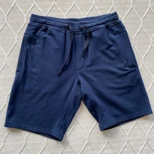 Manduka Soft Sweat Yoga Shorts size S Navy